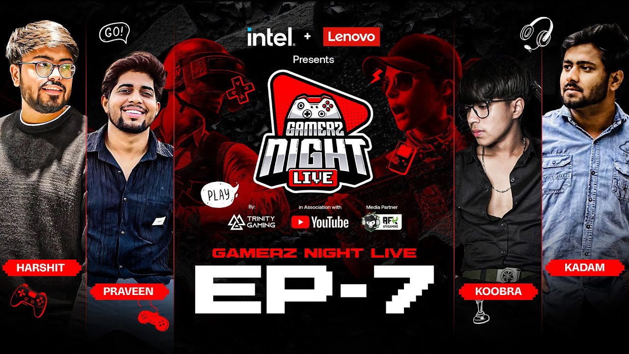 Gamerz Night Live | Week 4 Episode 7 |  @lenovolegion #lenovolegion #youtubeindia #GNL #bgmi