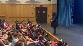 J.P. Morgan Chase Bank VP Dr. Chandra Williams Talks Credit To 76ers Campers | AMERICAN BALLERS