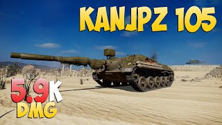 KanJPz 105 - 8 Kills 5.9K DMG - Слишком просто! - Мир Танков