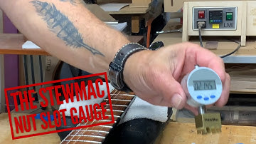 The Stewmac Nut Slot Gauge