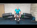 Partial dead lift 700 kg  raw