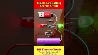 Simple 3.7V Battery Charger Circuit | #trending #viral #electronic #electricalindia