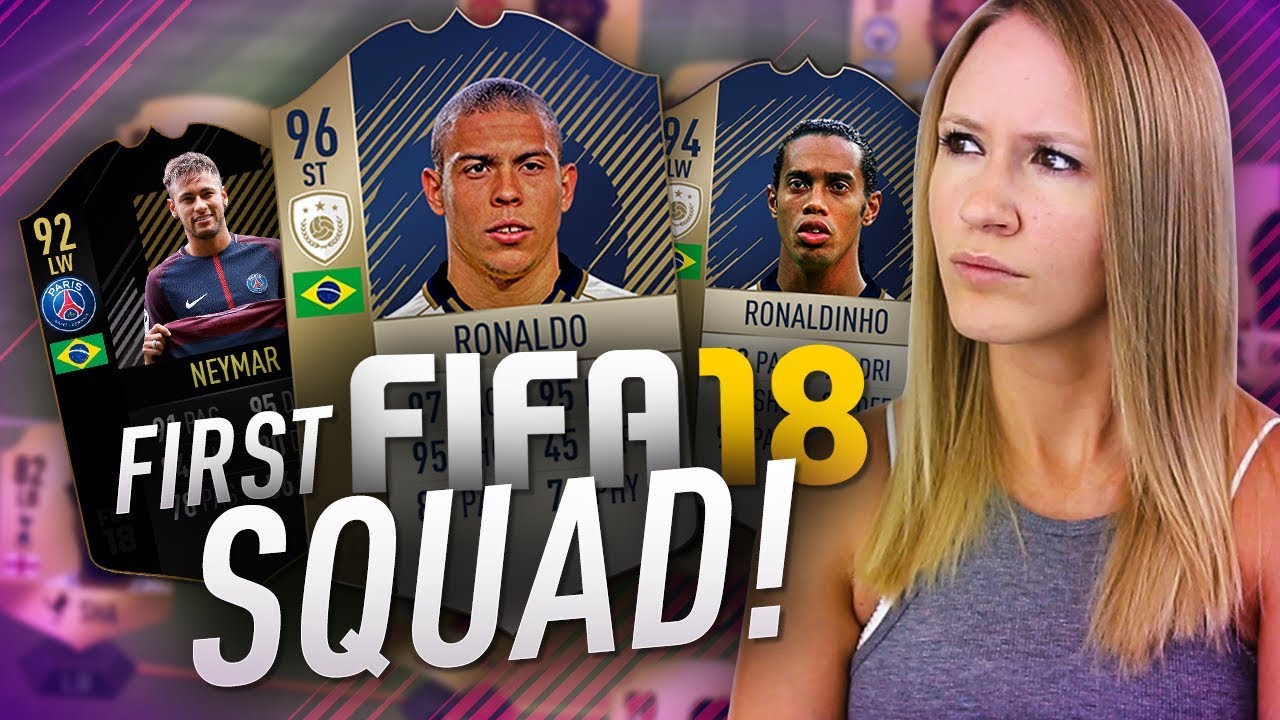 INSANE FIFA 18 ULTIMATE TEAM ICON SQUAD BUILDER! FT ICON RONALDO!! - fifa 18 fifa 18 ultimate team fifa 18 icon squad builder