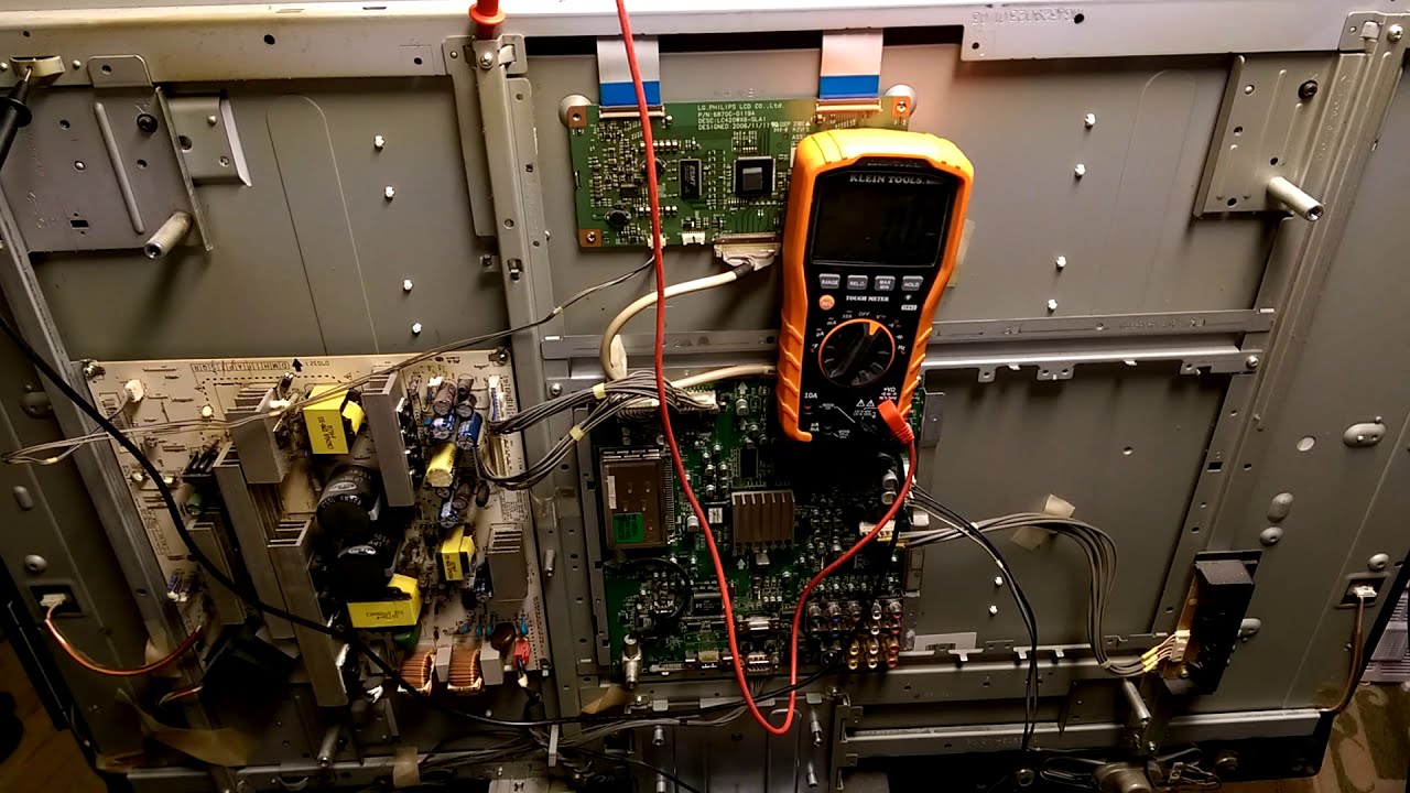 LG LCD TV No Picture Repair Part 1 YouTube