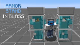 Armor stand in glass! (tutorial)
