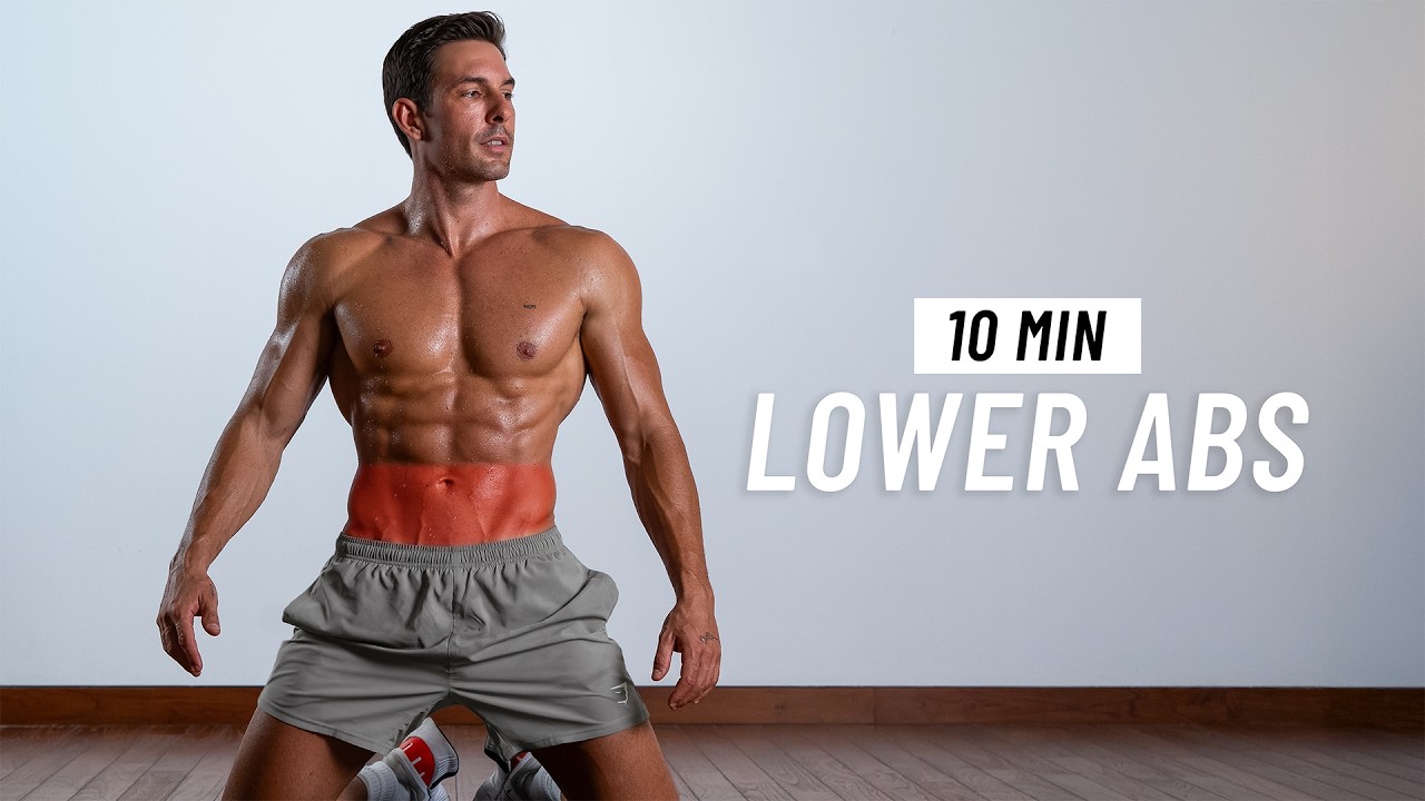 10 Min Abs Workout – Lower Belly & Core Toning at Home (No Equipment ...