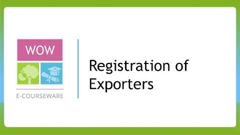 Export Import Procedures and Documentation 03