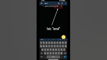 The sep and end Parameters Explained In Python🐍 -Stop Printing New Lines! #shorts #python #sep #end