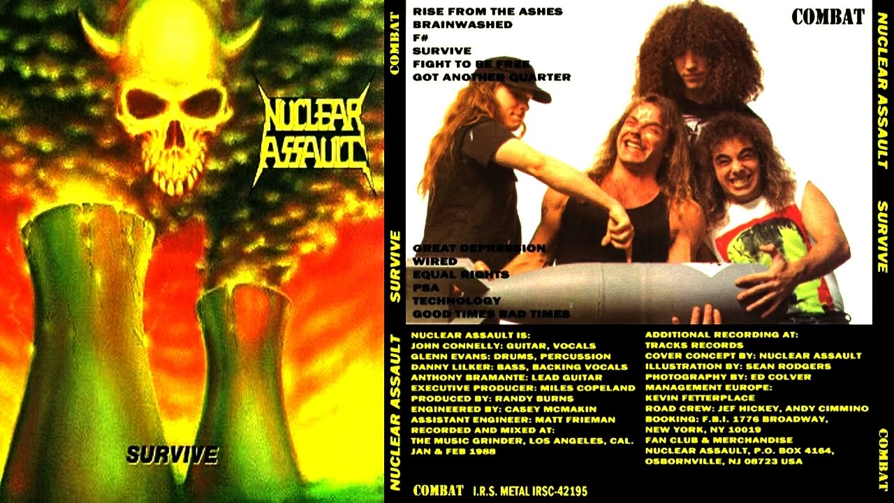 Nuclear Assault | US | 1988 | Survive | Full Album | Thrash Metal