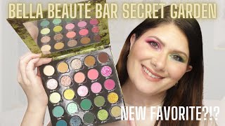 BELLA BEAUTÉ BAR SECRET GARDEN PALETTE | 2 LOOKS + SWATCHES