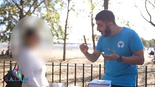 YOUNG GIRL ACCEPTS ISLAM - SPEAKERS CORNER