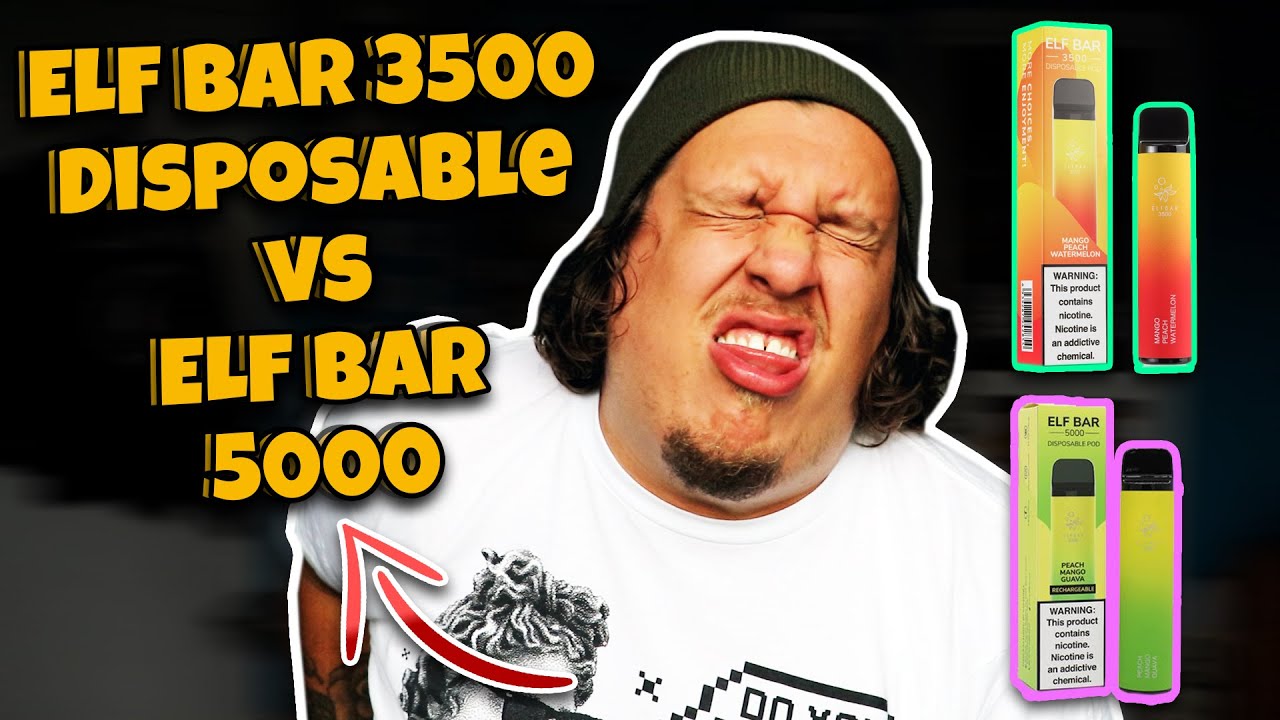 Elf Bar 3500 Disposable Pod vs Elf Bar 5000 Review