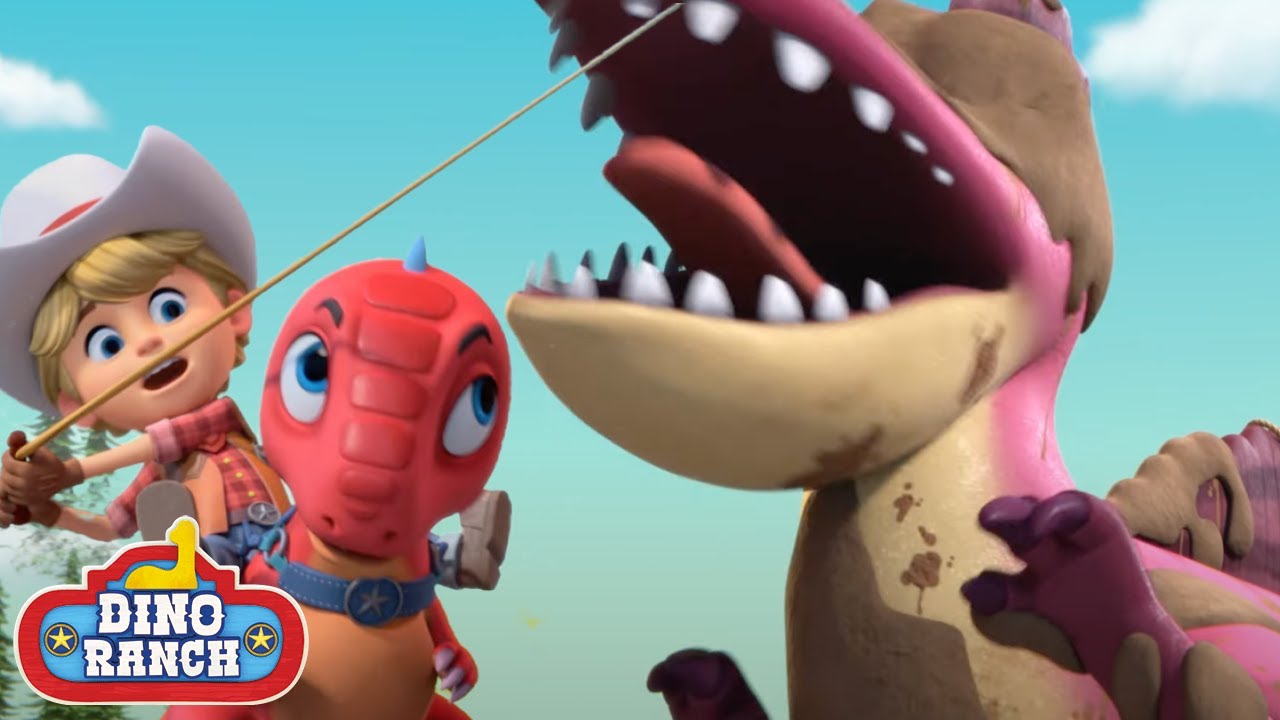 Giochi Preziosi Dino Ranch Jon & Blitz, Vehículo Con Dinosaurio Y Figura De Aproximadamente 7,5 Cm De Alto, Como Se Ve En La Televisión, Para Niños A Partir De 3 Años, DNA03100