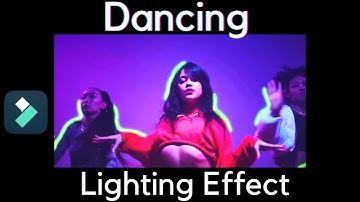 How to make neon glowing effect dance video [Filmora Tutorial]