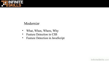 Modernizr Tutorial | What We Cover