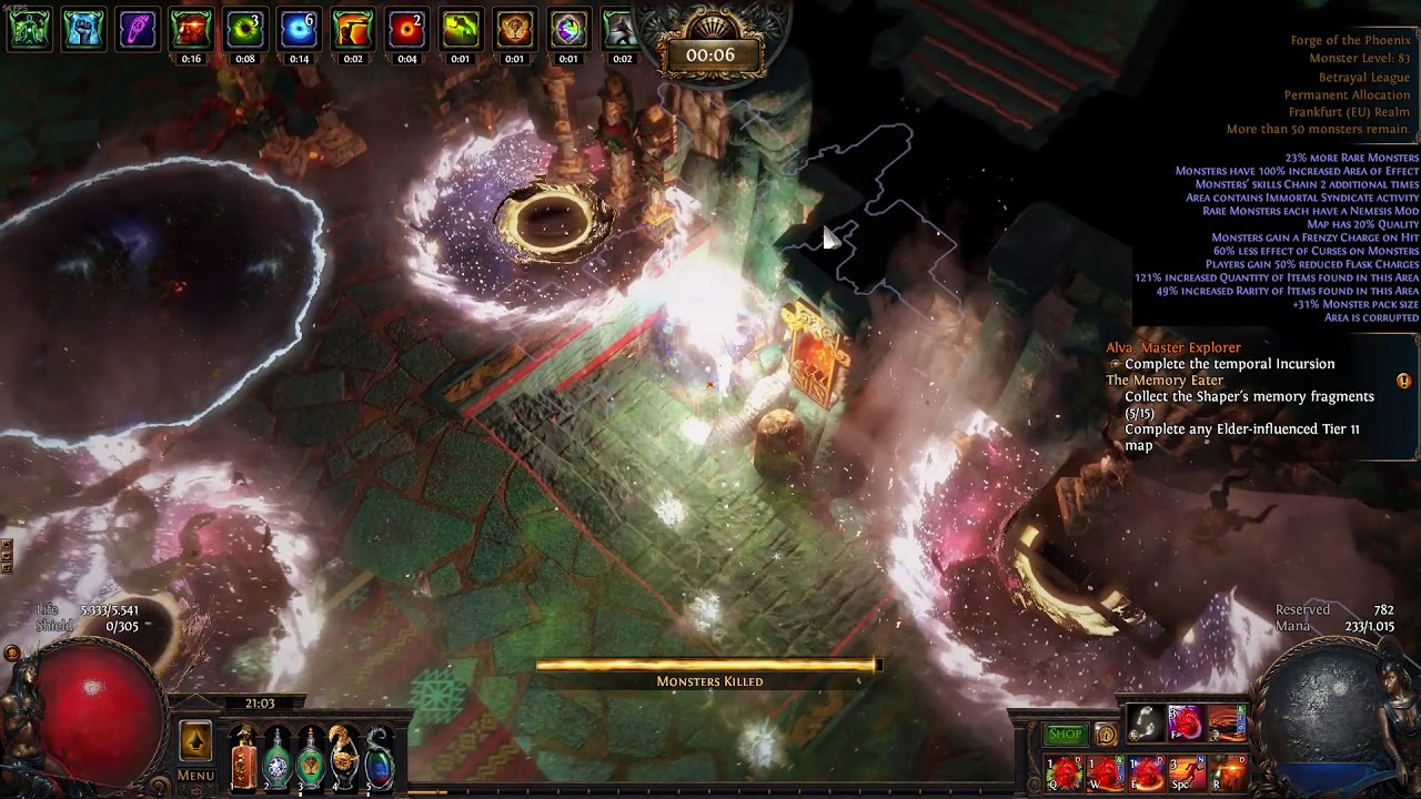 Casual Phoenix Kill Frostbolt + Ice nova + Vortex Cyclone COC