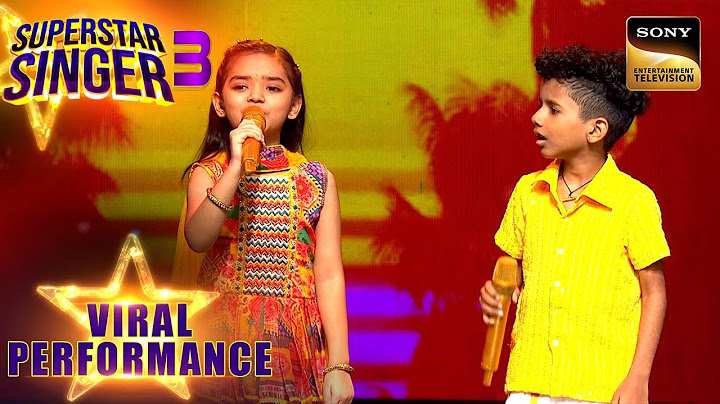 ‘Aaja Shaam Hone Aayi’ पर Pihu-Avirbhav का Cutest Duet | Superstar Singer S3 | Viral Performances