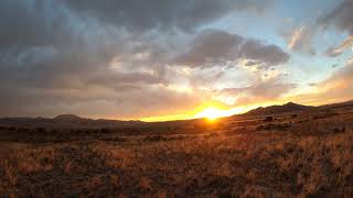 sunset timelapse Simpson Springs Utah 10 Oct 2023