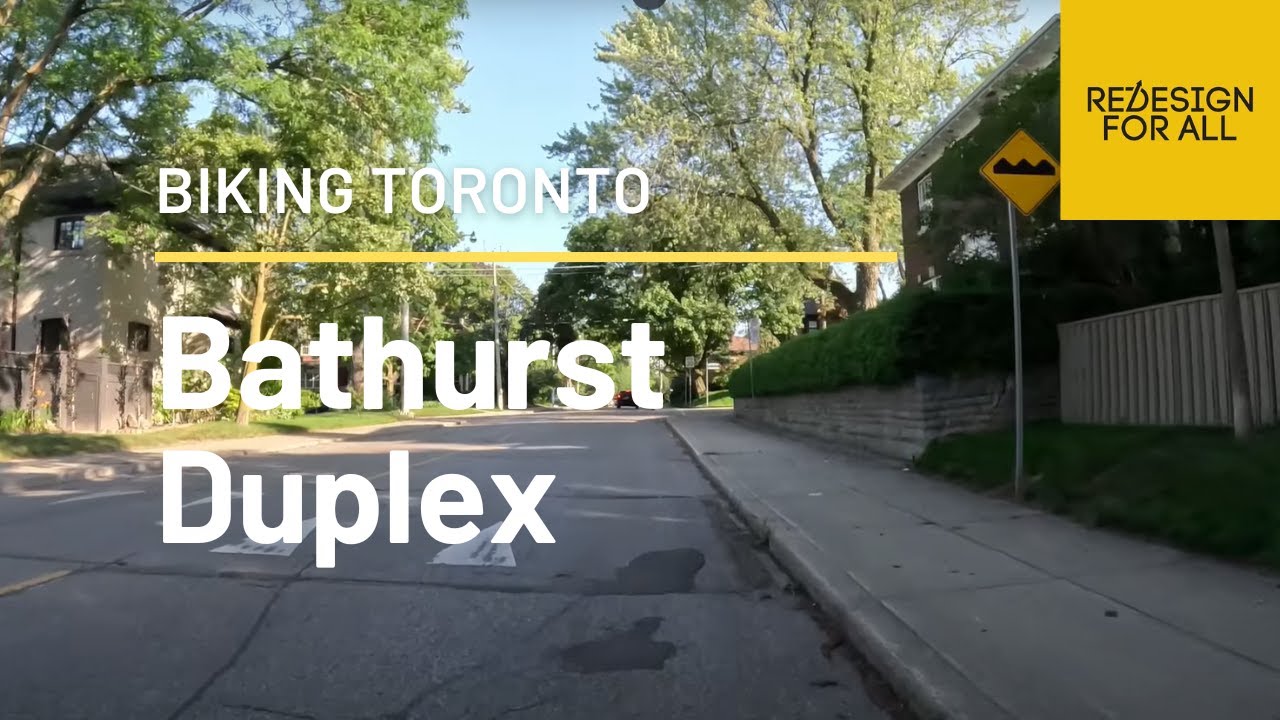 Biking Toronto's Cycling Network 2023 - Route 36: Bathurst, Armour, Ridley, Duplex