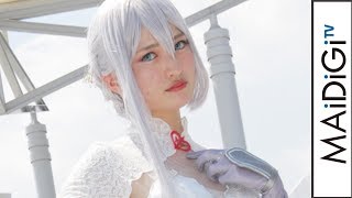 コミケ94コスプレ「シノアリス」スノウホワイト　ウィッグの編み込みにこだわり
