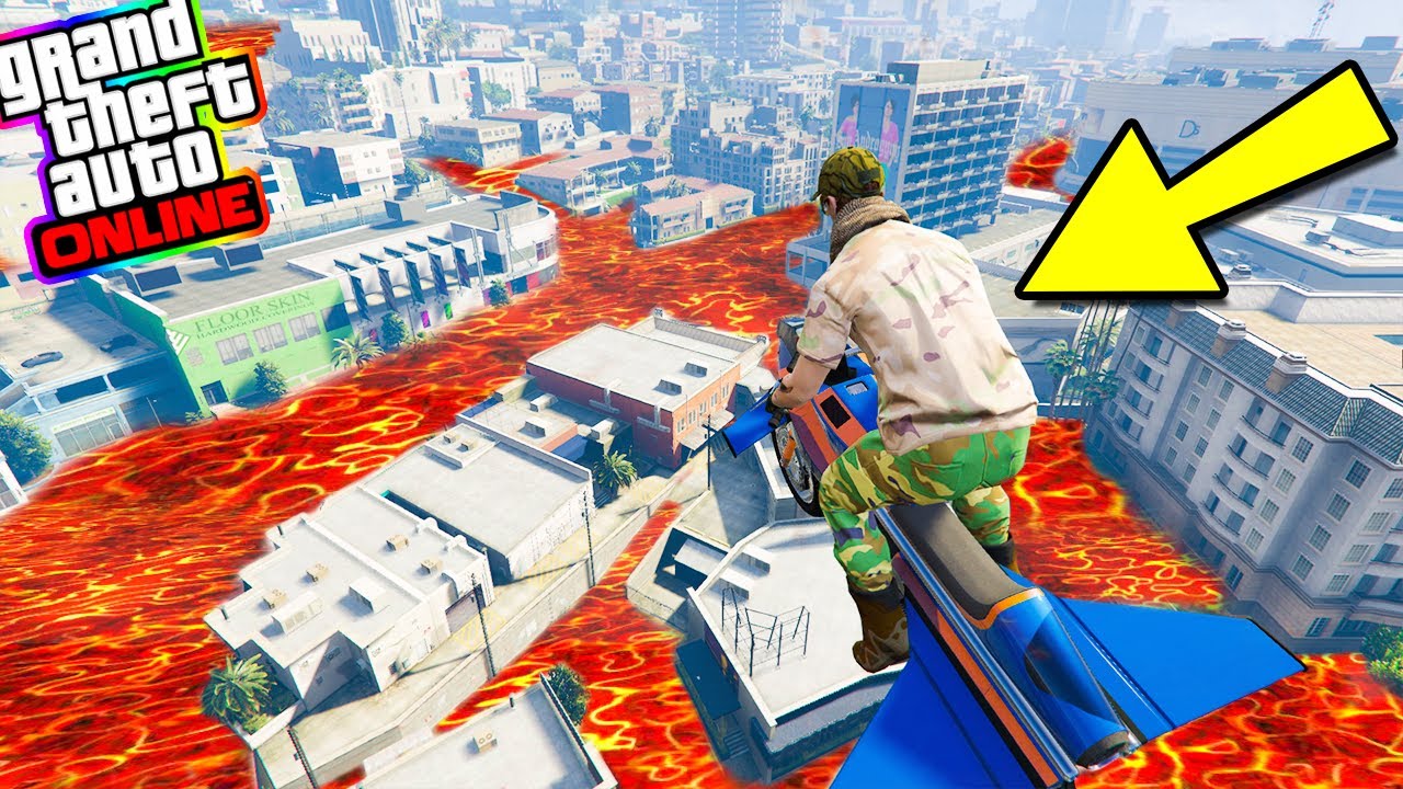 Gta 5 ITA - The floor is lava!!! giochi uniti