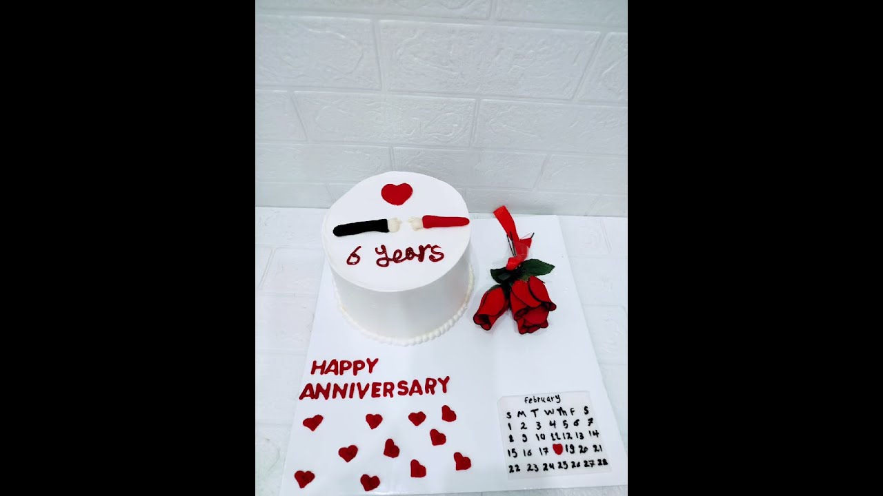 أشيك تورتة عيد زواج بشكل يخطف بخطوات بسيطة 