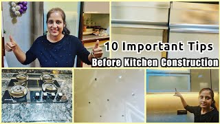 Important Tips Before Kitchen Construction/Mistakes U Should Avoid WhilePlanning For Modular Kitchen