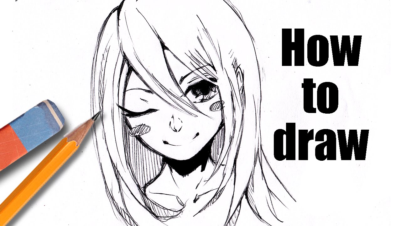 How To Draw A Cute Manga Girl 5 Easy Steps