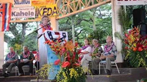 Cindy Evans - Democratic Rally August 10, 2012