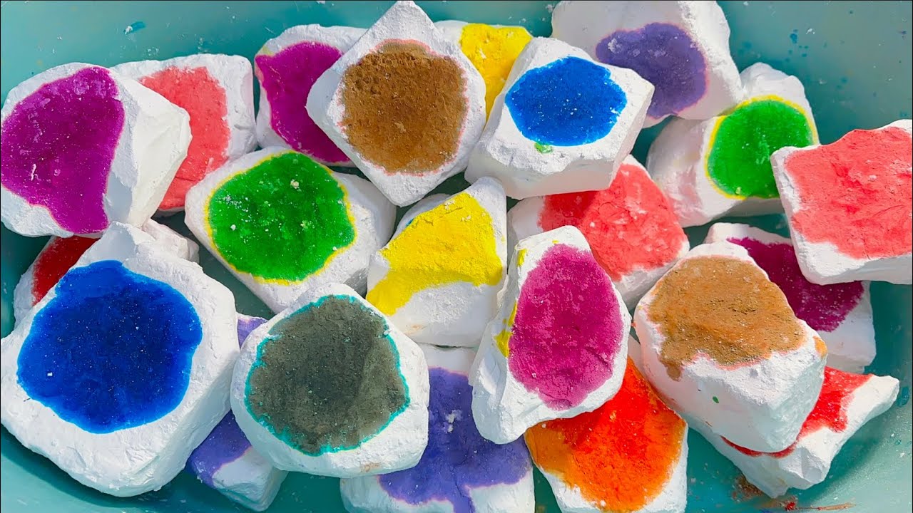 Color Guessing Game Time! Jumbo Chalk Fun. Relax & Guess. How Many Correct? ASMR