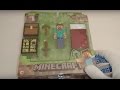 ASMR show: unboxing Minecraft Steve action figure toy