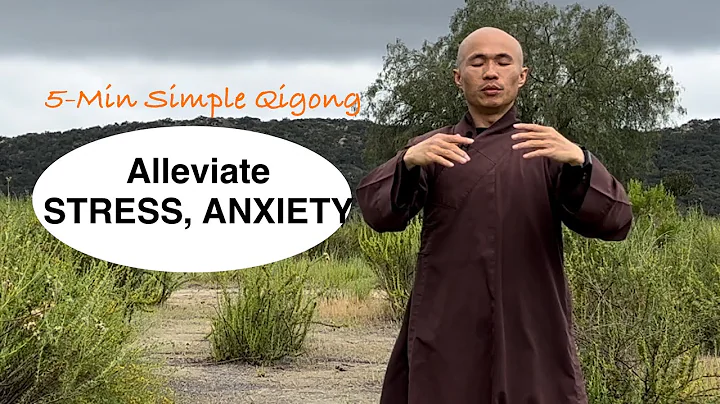 Alleviate STRESS, and ANXIETY | 5-Min Simple Qigong for Beginners