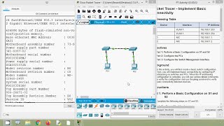 2.7.6 Packet Tracer - Implement Basic Connectivity