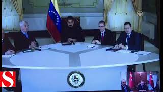 Hurbaşkanı Erdoğan Venezuela Devlet Başkanıyla Böyle Görüştü