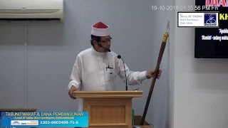 19-10-2018 Khutbah Jumaat bertajuk 