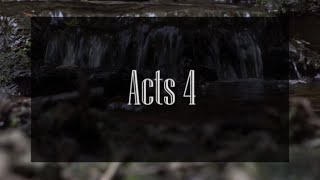 A reading of Acts 4 from the New Living Translation