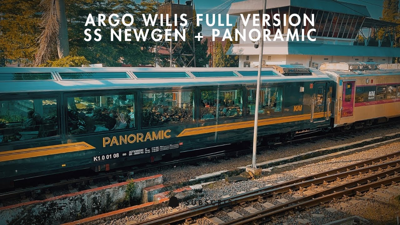 LENGKAP SUDAH RANGKAIAN ARGO WILIS‼️MOMEN KERETA ARGO WILIS NEW GENERATION MEMBAWA KERETA PANORAMIC