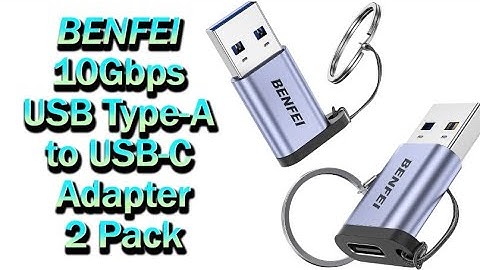 BENFEI USB-A to USB-C Adapter (2-Pack)