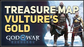 Vulture's Gold Treasure Map location & solution - God of War Ragnarok