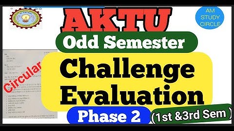 AKTU released Challenge evaluation Phase 2 form | challenge evaluation form for 1st 3rdsem students
