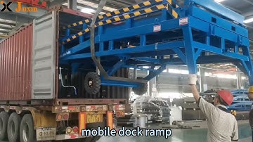 Factory Sell warehouse mobile hydraulic container dock ramp unloading and loading platform