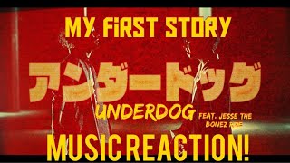 MFS’s FIRST HEAVY SONG!?🔥🔥My First Story - Underdog feat. Jesse(The BONEZ/RIZE) Music Reaction🔥