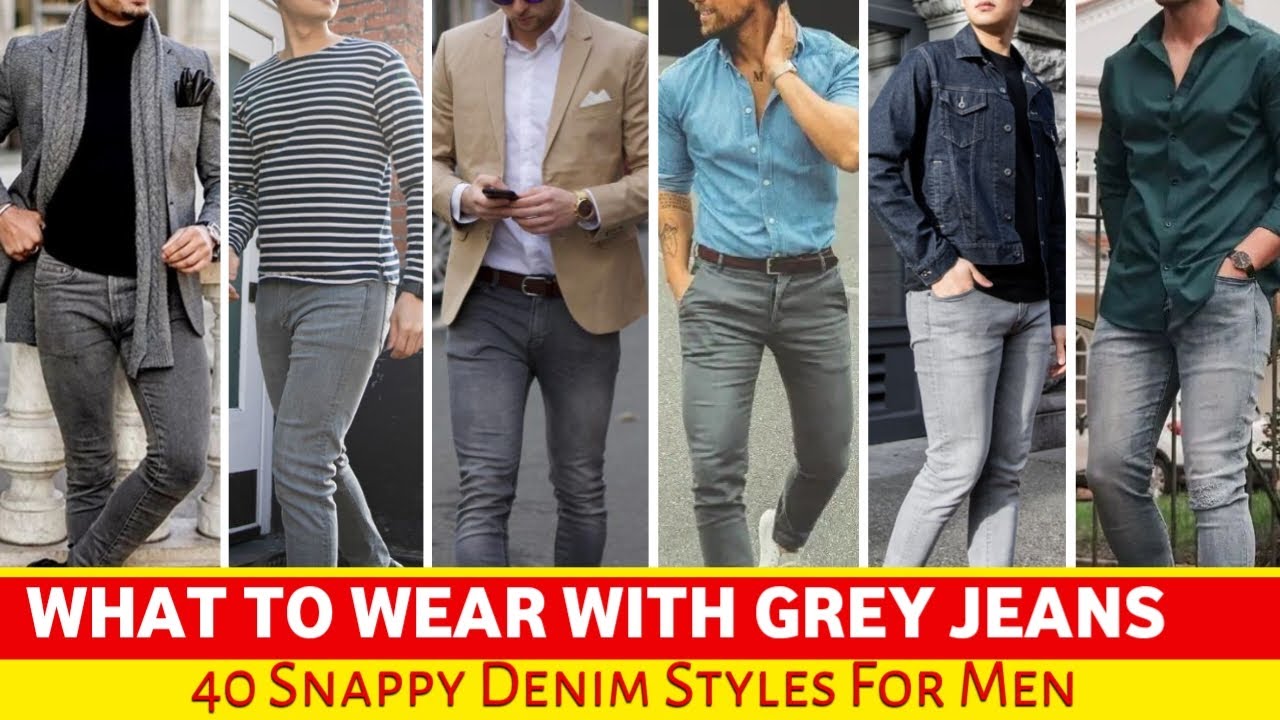 Grey Jean Outfits - Skinny Jeans For Men Grey at Best Price – Onfire