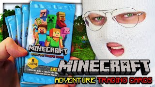 OPENING MINECRAFT TRADING CARDS... PLEASE HELP ME