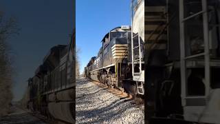 NS 16T with NS 1170 an oddball sd70ace at CP Warren #ns #train #railroad #railfan #oddball ￼