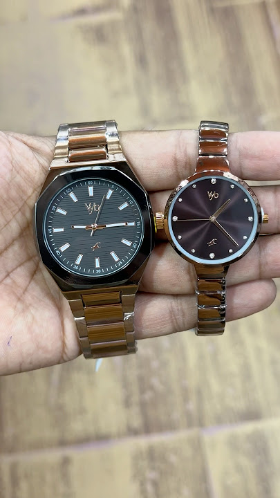 #fastrack #vyb #couple watches #pair Brown metal  #pranavawatchgallery #fv30012km03 #fv60074qm01
