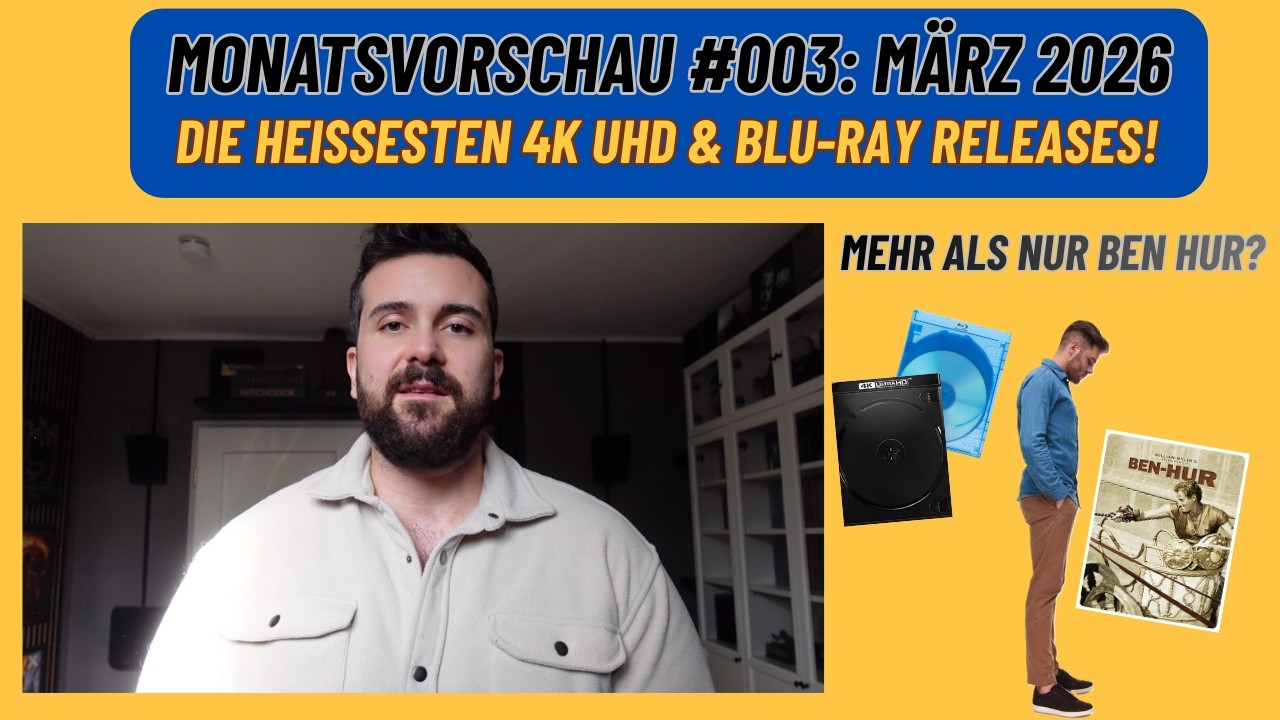 Monatsvorschau #03: Blu-ray und 4k UHD Highlights März 2026