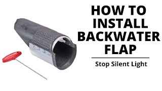 Backwater Flap Valve: How To Install Backwater Flap Easily & Fast - Stop Silent SL13 (ex. Light)