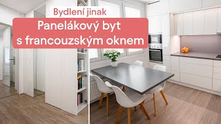 Panelák s francouzským oknem? Byt je po rekonstrukci k nepoznání | BYDLENÍ JINAK | Biano