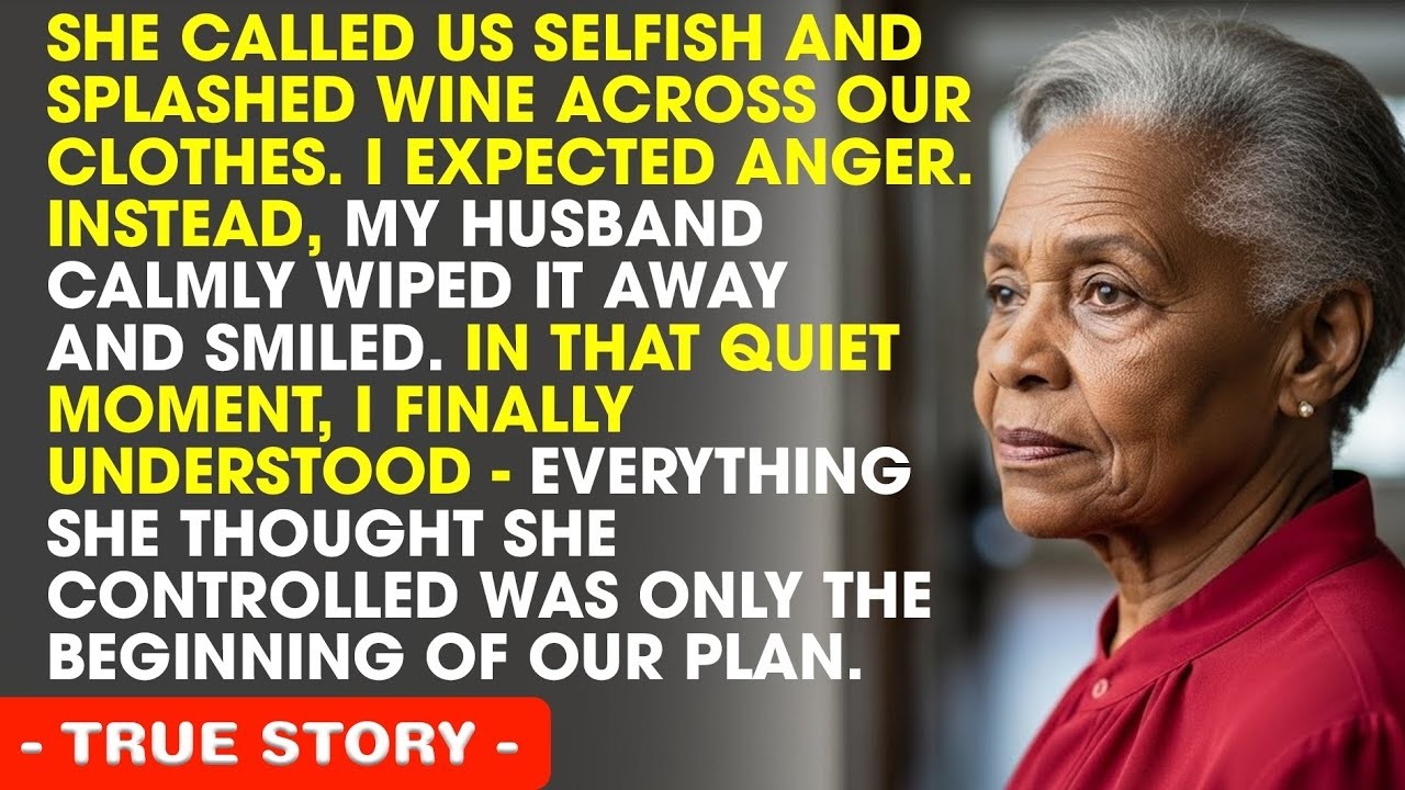 You're Being Selfish Said Our Son And His Wife Threw Wine At Us, So My Husband Texted Our